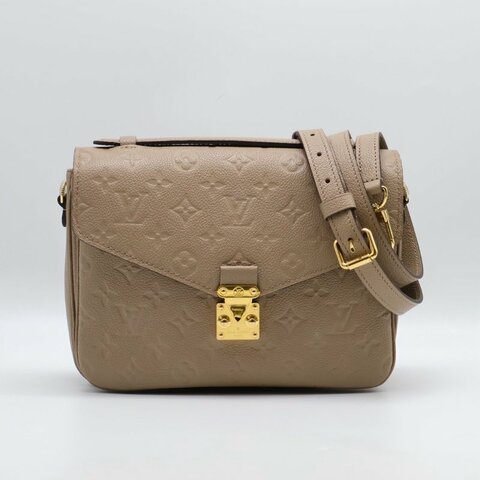 LOUIS VUITTON Pochette Metis郵差包 - 米