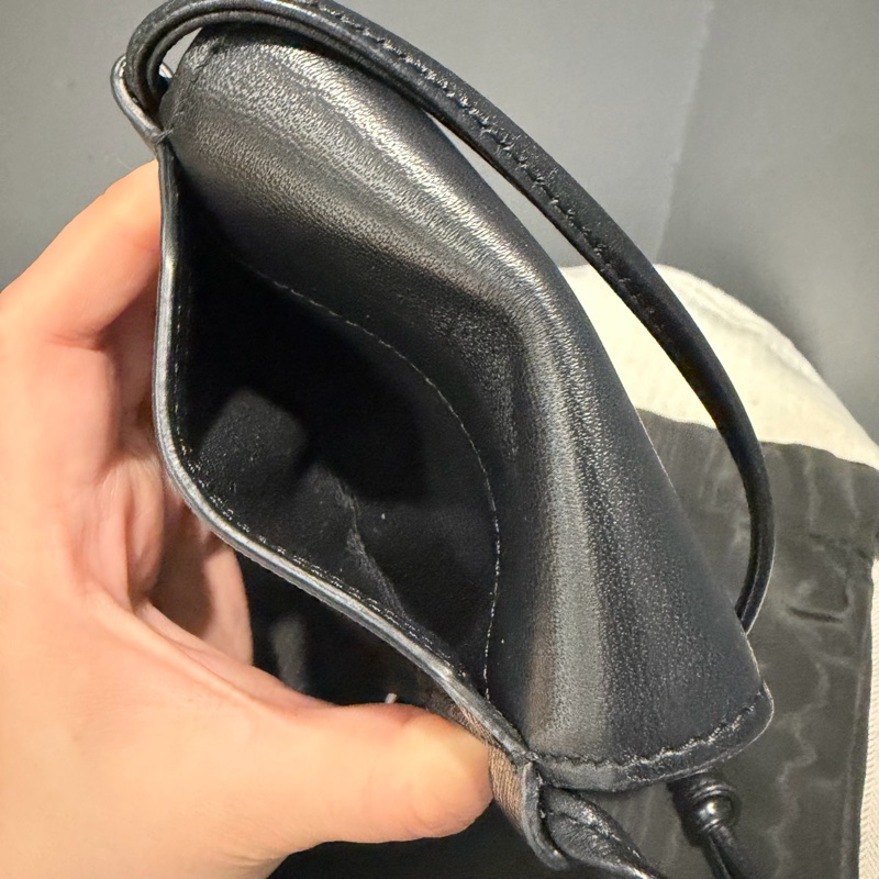 CELINE 老花 翻蓋 手機包 斜背包 黑-18