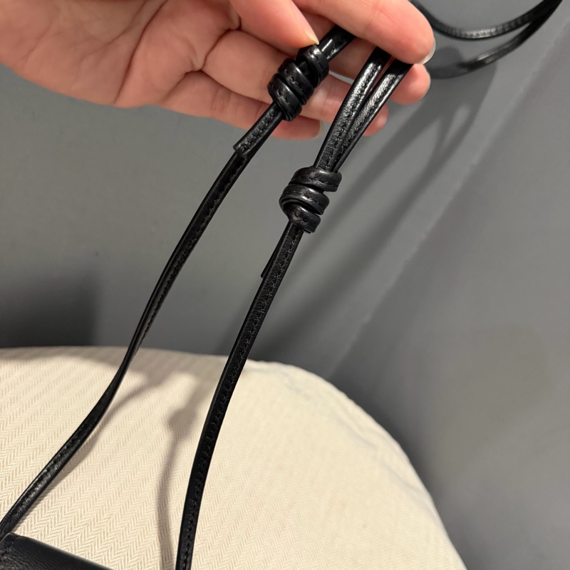 CELINE 老花 翻蓋 手機包 斜背包 黑-27