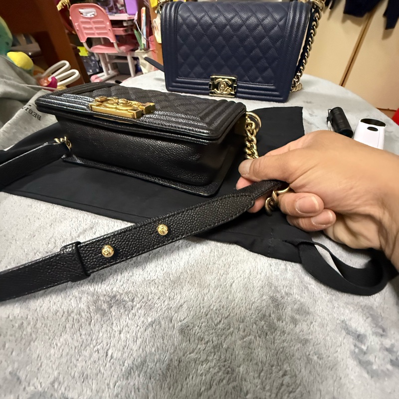 香奈兒 魚子牆 LEBOY SMALL-12