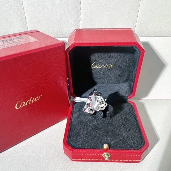 Cartier 卡地亞 panthers 獵豹戒指，在售款，尺寸 48 號，2012 年購入-5