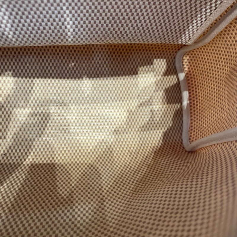 Hermes愛馬仕herbag帆布熊貓黑白拼色手提單肩包原始好成色-7