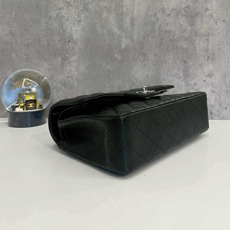 Chanel CF23 黑銀荔枝牛-4