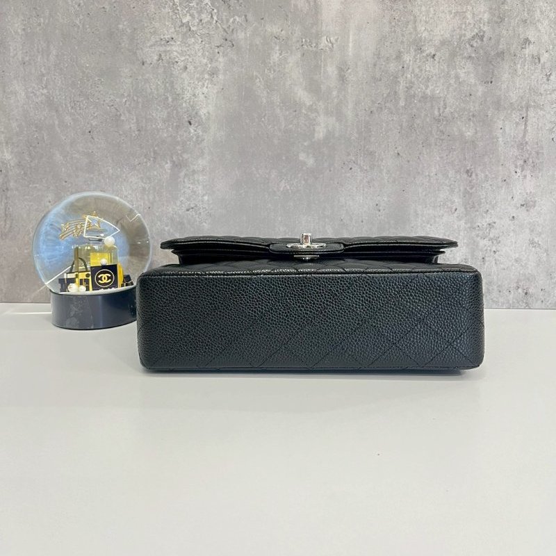 Chanel CF23 黑銀荔枝牛-6