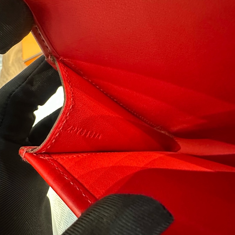 全新閒置Hermes愛馬仕jigeElan29辣椒紅手拿包，21年Z刻大全套-6