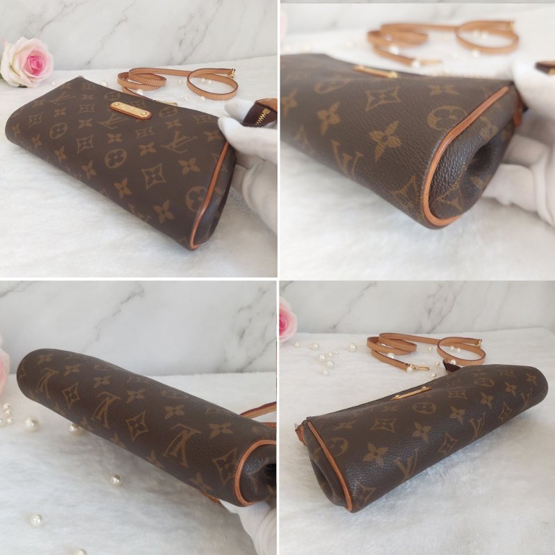 LV  M95567 EVA 原花金牌金鍊手提包/肩背包/斜背包/晚宴包/腋下包 /麻將包-60