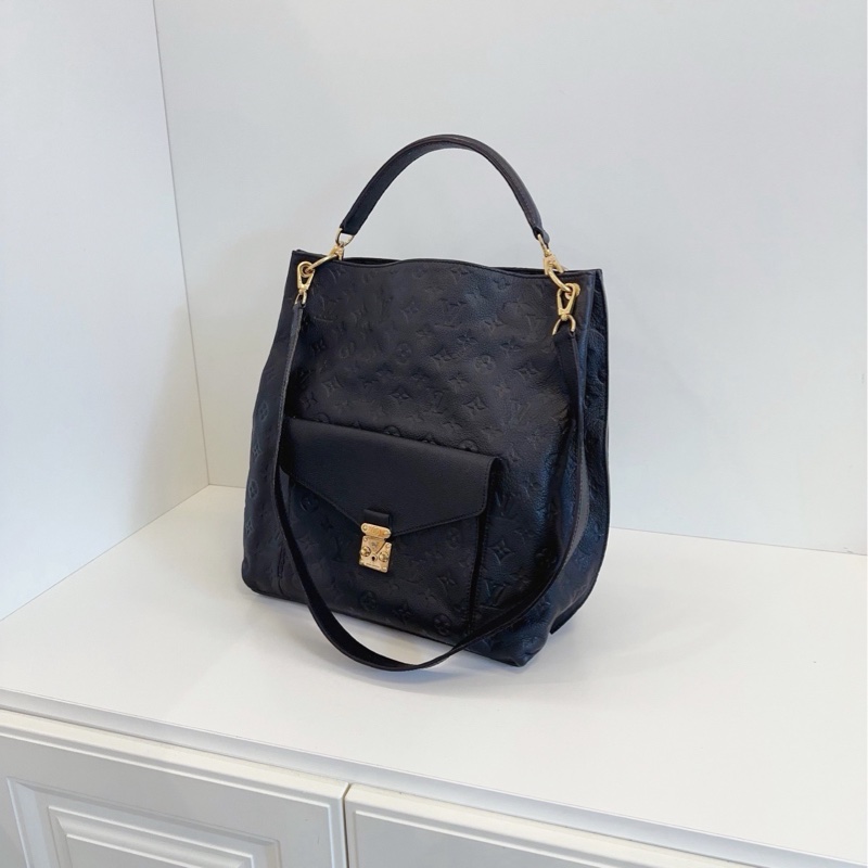 【98新🆕】LV全皮壓花Métis Hobo LV 手提單肩斜挎包-1