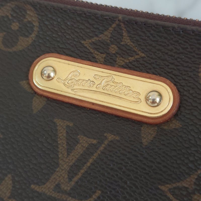 LV M95567 EVA 原花金牌金鍊手提包/肩背包/斜背包/晚宴包/腋下包 /麻將包-13