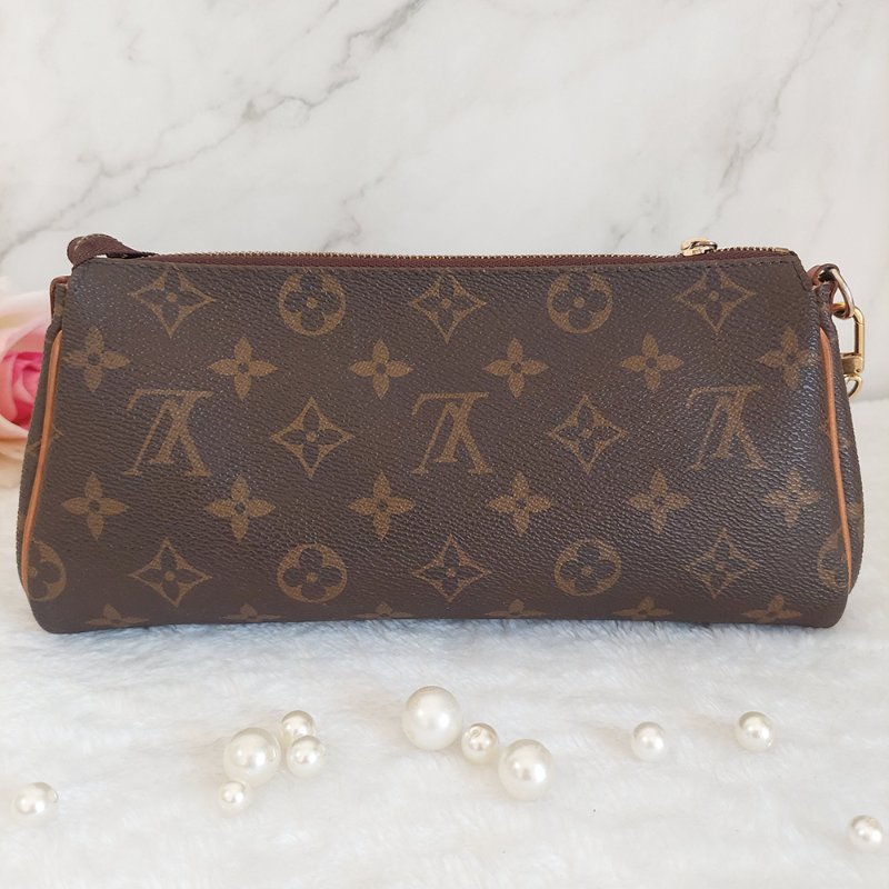 LV M95567 EVA 原花金牌金鍊手提包/肩背包/斜背包/晚宴包/腋下包 /麻將包-23