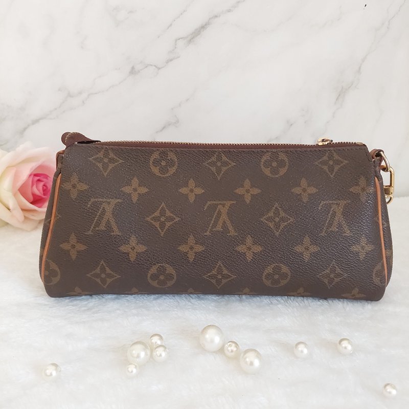 LV M95567 EVA 原花金牌金鍊手提包/肩背包/斜背包/晚宴包/腋下包 /麻將包-24