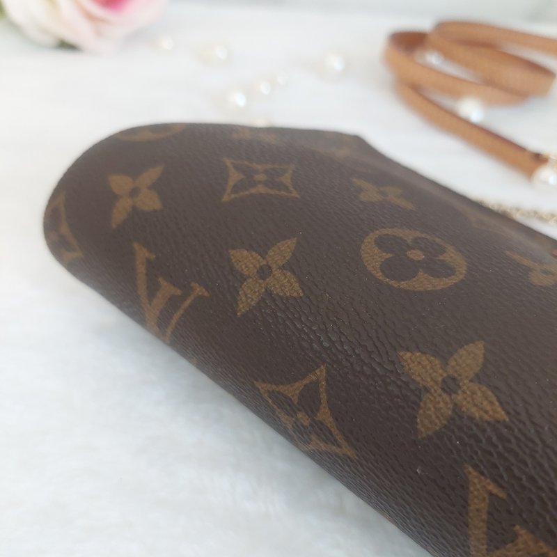 LV M95567 EVA 原花金牌金鍊手提包/肩背包/斜背包/晚宴包/腋下包 /麻將包-29