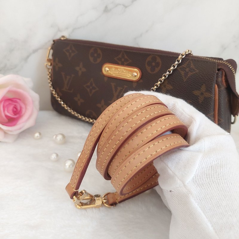 LV M95567 EVA 原花金牌金鍊手提包/肩背包/斜背包/晚宴包/腋下包 /麻將包-49