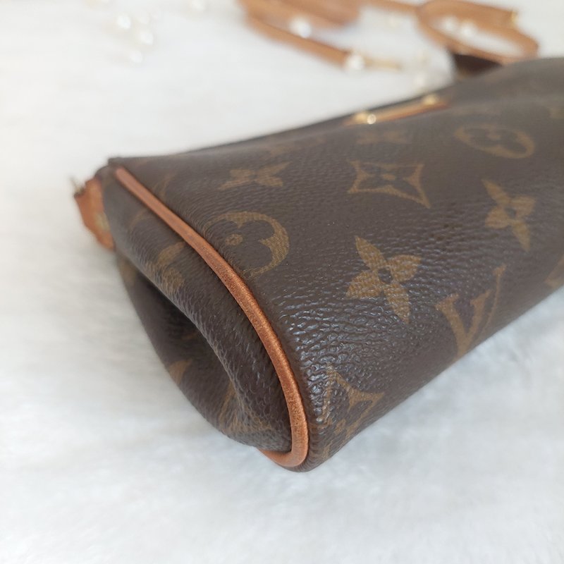 LV M95567 EVA 原花金牌金鍊手提包/肩背包/斜背包/晚宴包/腋下包 /麻將包-60