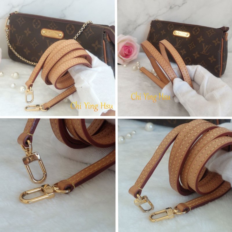 LV M95567 EVA 原花金牌金鍊手提包/肩背包/斜背包/晚宴包/腋下包 /麻將包-69