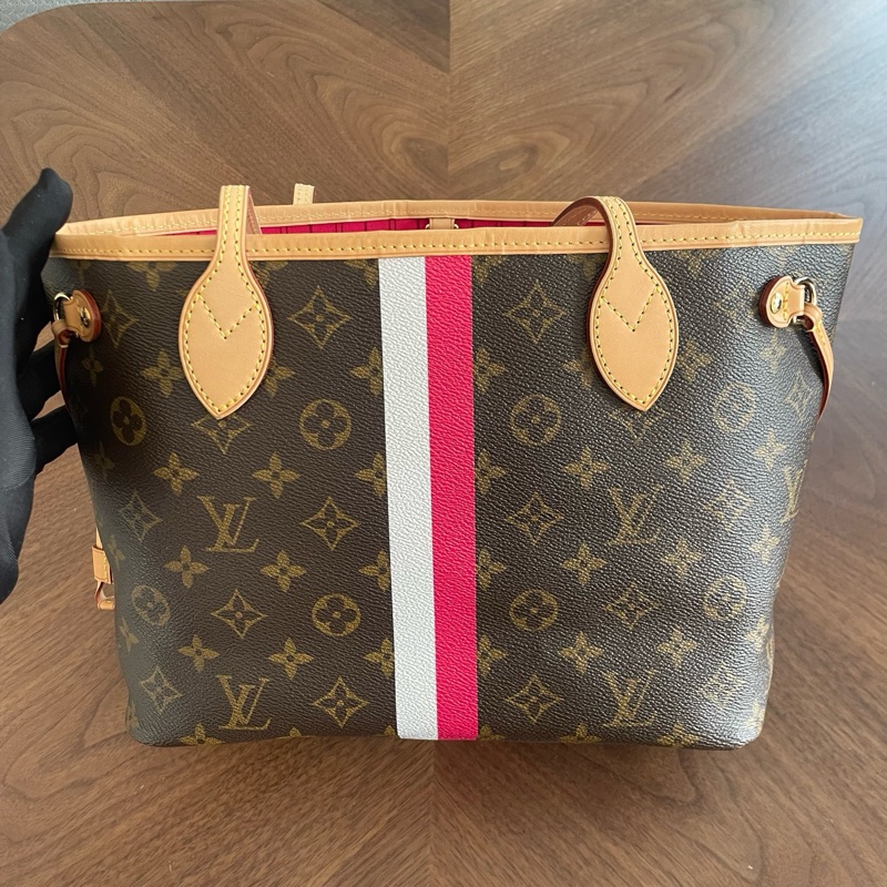 Louis Vuitton路易威登 neverfull 小號塗鴉款，絕版閒置保存品嘎嘎新。-2