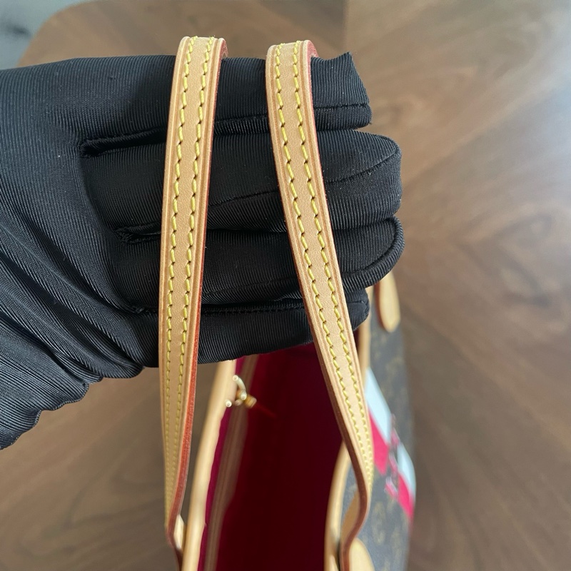 Louis Vuitton路易威登 neverfull 小號塗鴉款，絕版閒置保存品嘎嘎新。-7