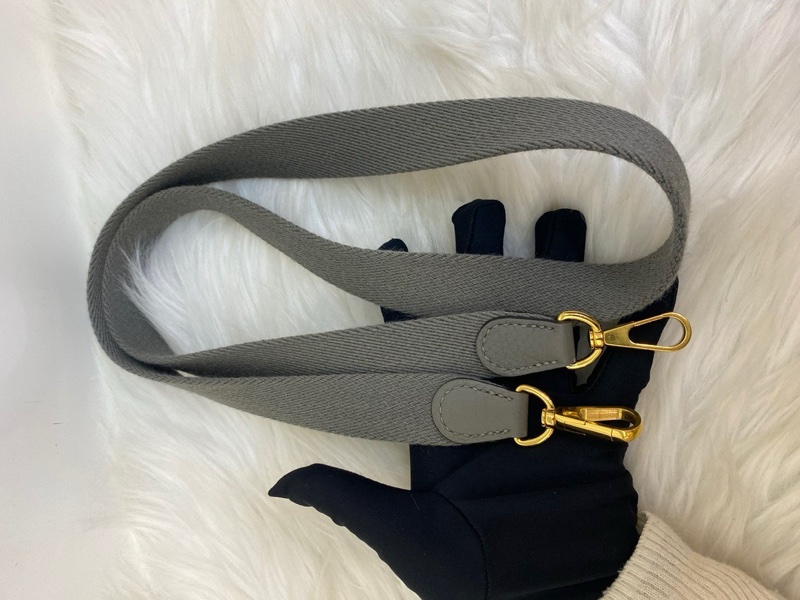 HERMES愛馬仕 mini 伊芙琳積雨雲灰金扣，肩帶 閒置99新 現貨好價-8