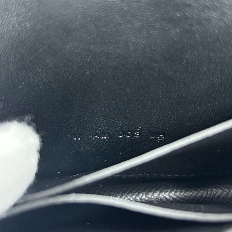 【閒置新】 Hermes 黑銀康康Slim子母包 w刻e皮 斜挎包-8