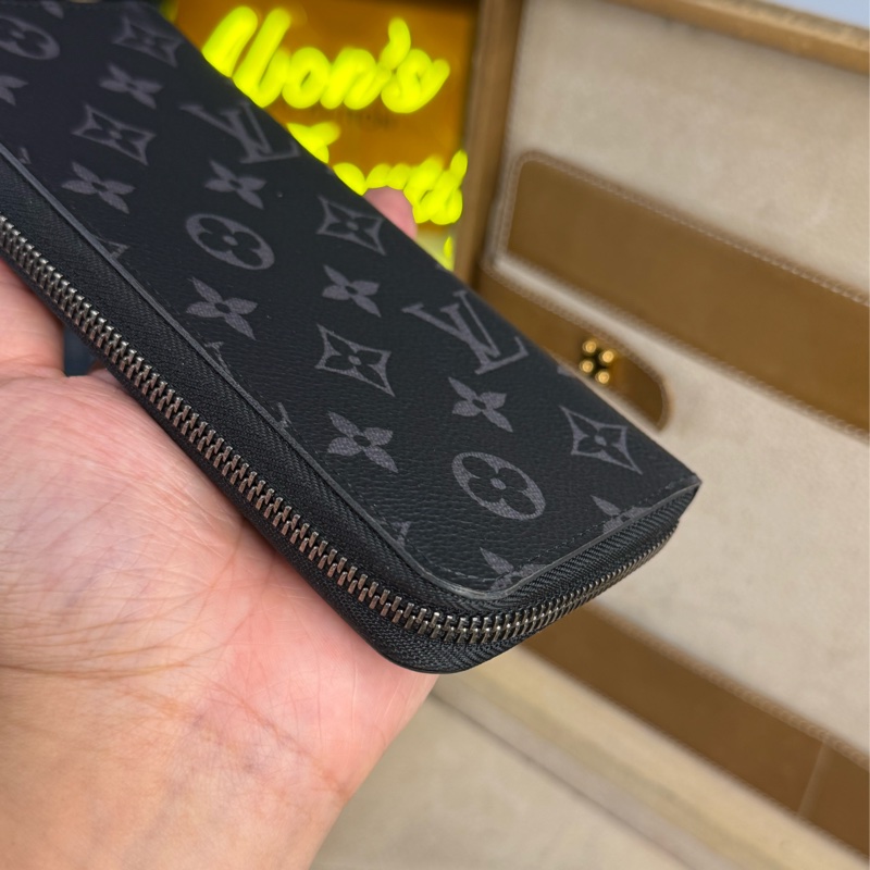 上架中🔑Louis Vuitton 黑色原花男士拉鍊長夾-3