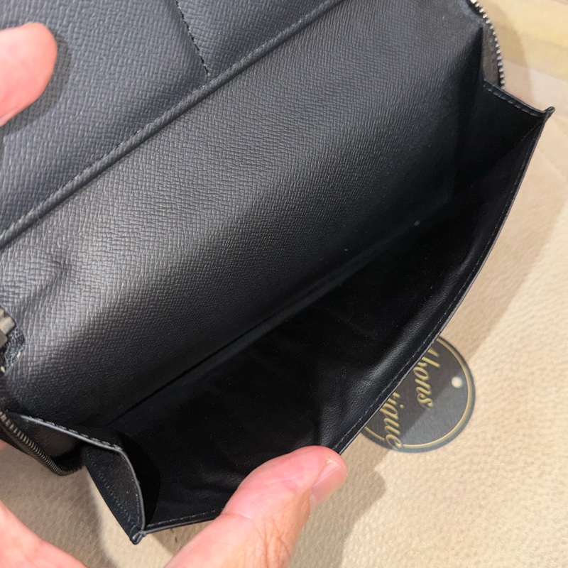 上架中🔑Louis Vuitton 黑色原花男士拉鍊長夾-16