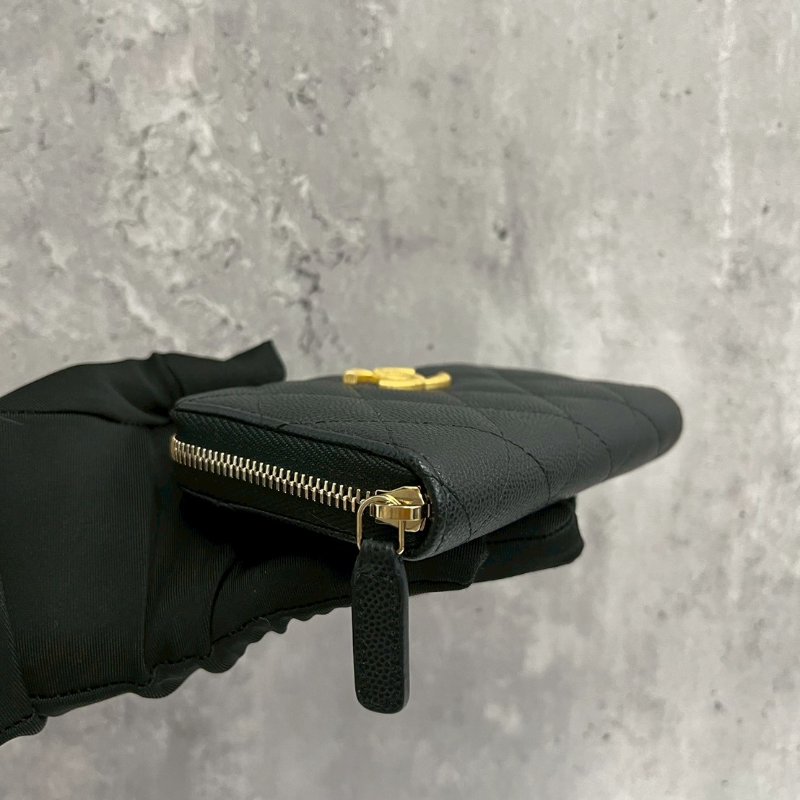 Chanel 25p 大ㄇ零錢包 中間有拉鍊-3