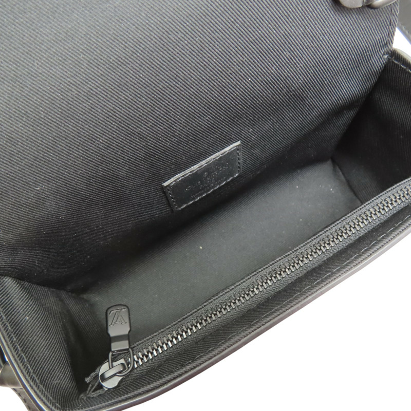 黑色 原花 Eclipse帆布 Steamer Wearable Wallet 肩背包【LOUIS VUITTON LV 路易威登】 M81783-4