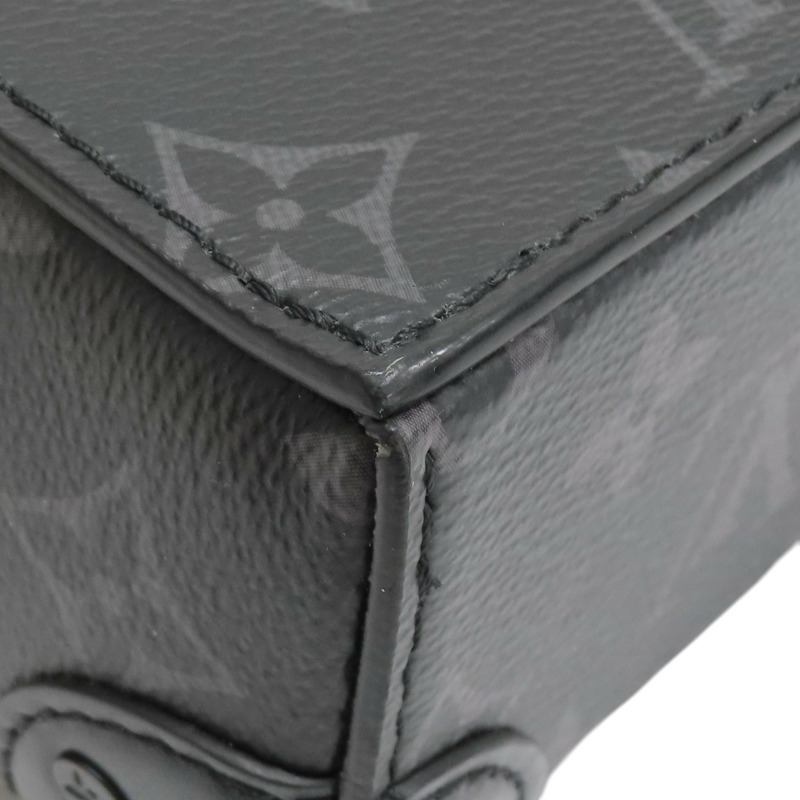 黑色 原花 Eclipse帆布 Steamer Wearable Wallet 肩背包【LOUIS VUITTON LV 路易威登】 M81783-13