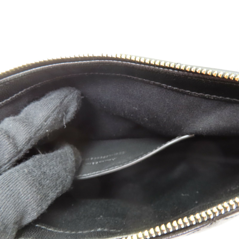 黑色 羊皮 菱格紋 Icare Maxi Shopping 手提包【SAINT LAURENT YSL 聖羅蘭】 698651-7