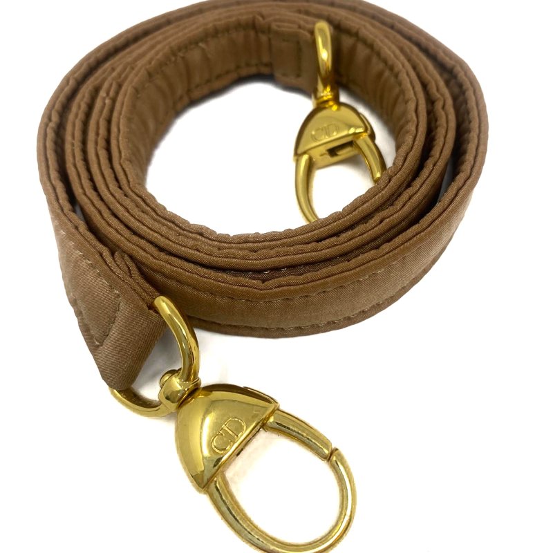 迪奧 Dior Mini Lady Dior 米色 帆布 三格 黛妃包 戴妃包 迷你 手挽肩背兩用袋 手提包 斜背包 金扣 GHW-13