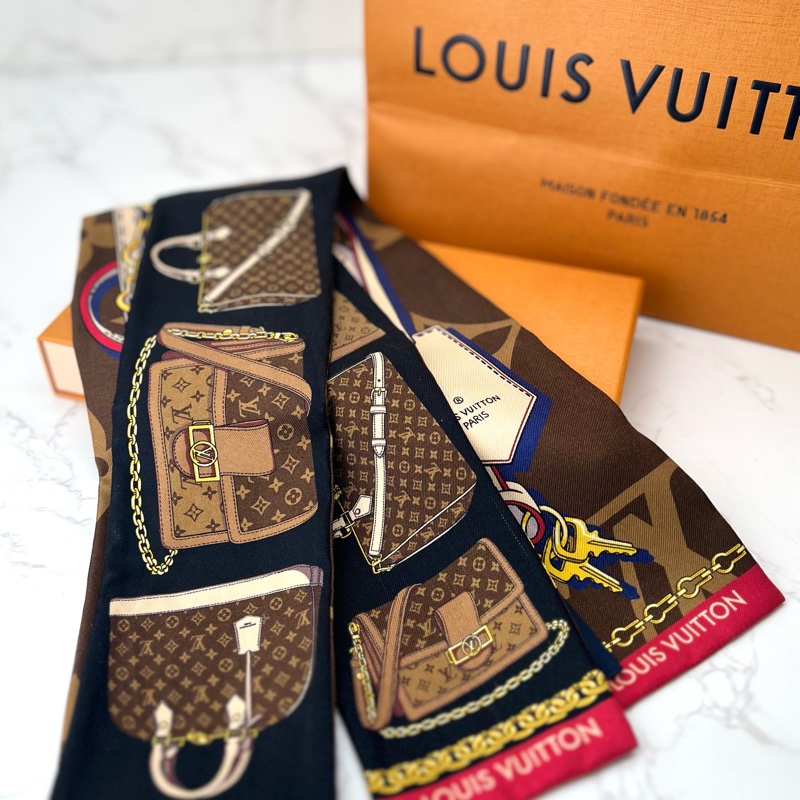 香緹國際精品 865 LV M76235 絲巾 #全配-0