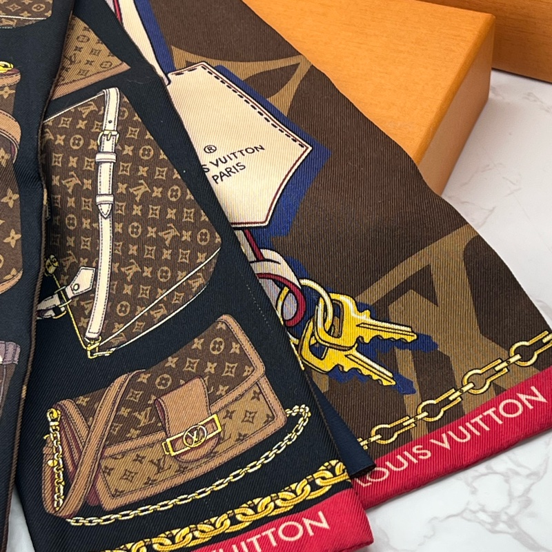 香緹國際精品 865 LV M76235 絲巾 #全配-1