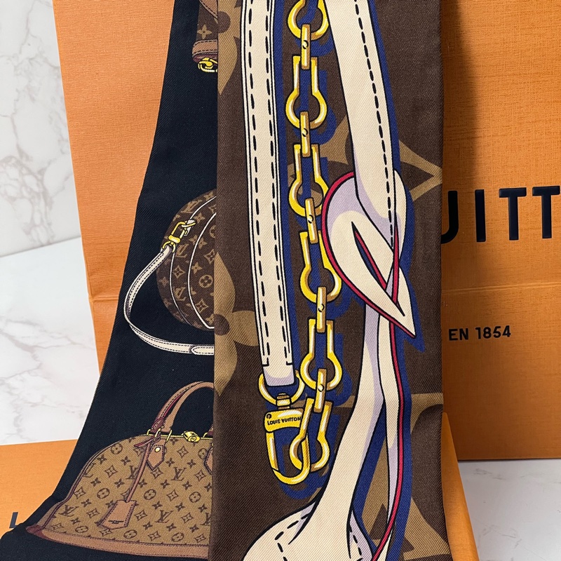 香緹國際精品 865 LV M76235 絲巾 #全配-2