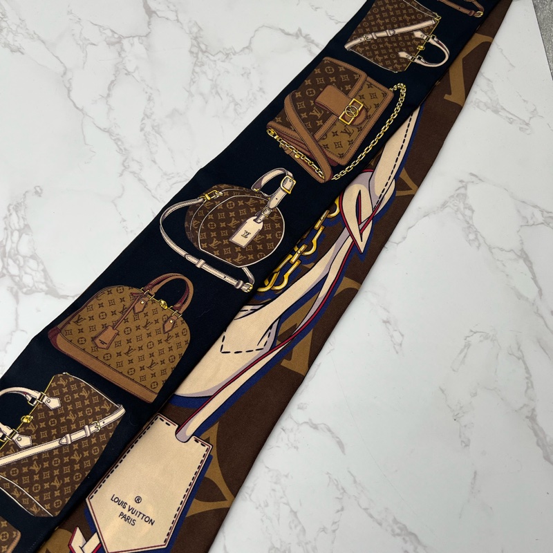 香緹國際精品 865 LV M76235 絲巾 #全配-5