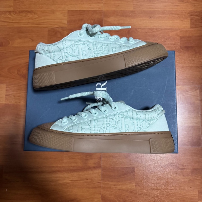 Dior迪奧b33 x STONE ISLAND低幫厚底板鞋綠色 43碼-0