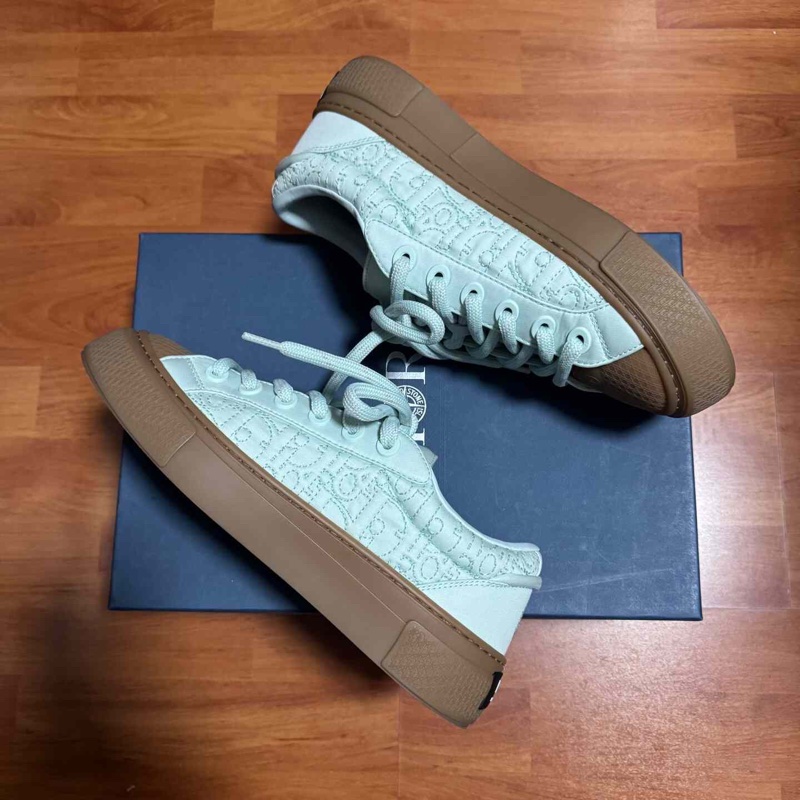 Dior迪奧b33 x STONE ISLAND低幫厚底板鞋綠色 43碼-8
