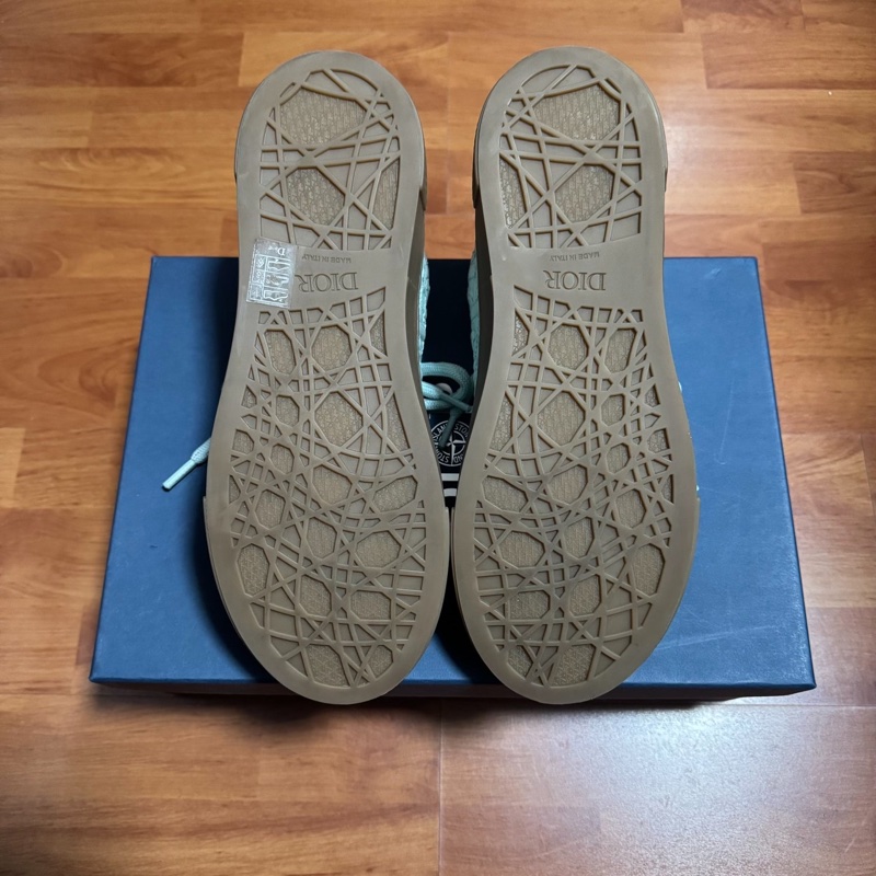 Dior迪奧b33 x STONE ISLAND低幫厚底板鞋綠色 43碼-9