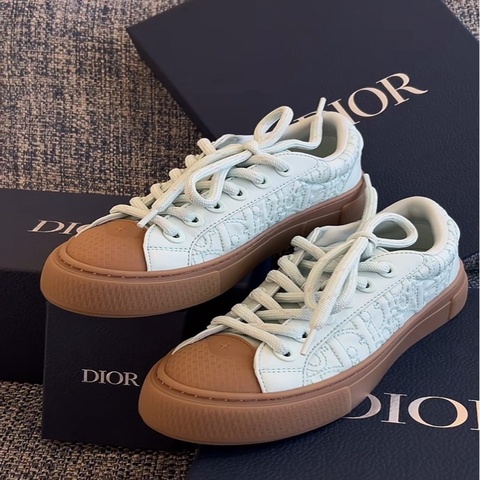 Dior迪奧b33 x STONE ISLAND低幫厚底板鞋綠色 43碼