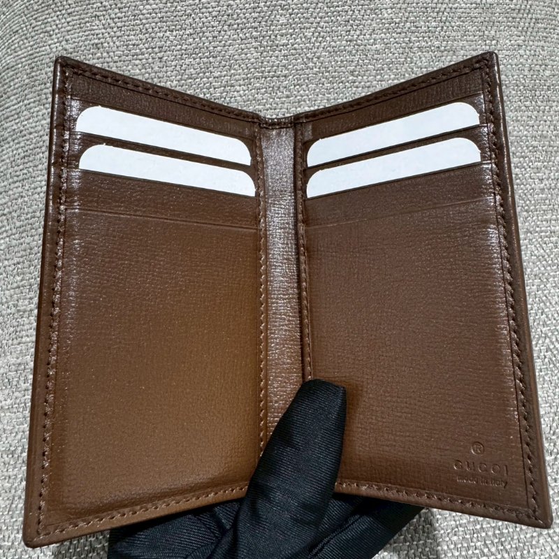 Gucci 雙G Supreme 帆布卡片套-7