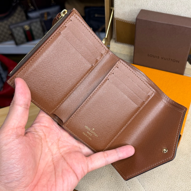 上架中🔑Louis Vuitton 老花信封三折短夾-7