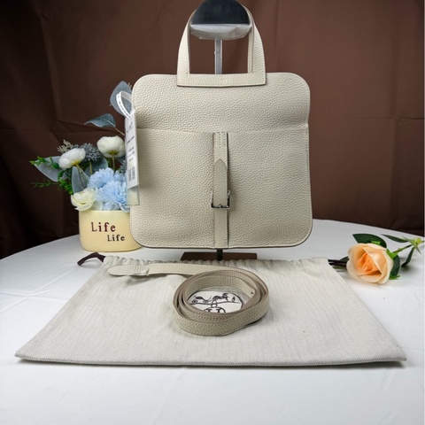 Hermes 愛馬仕哈喇子 25 奶昔白