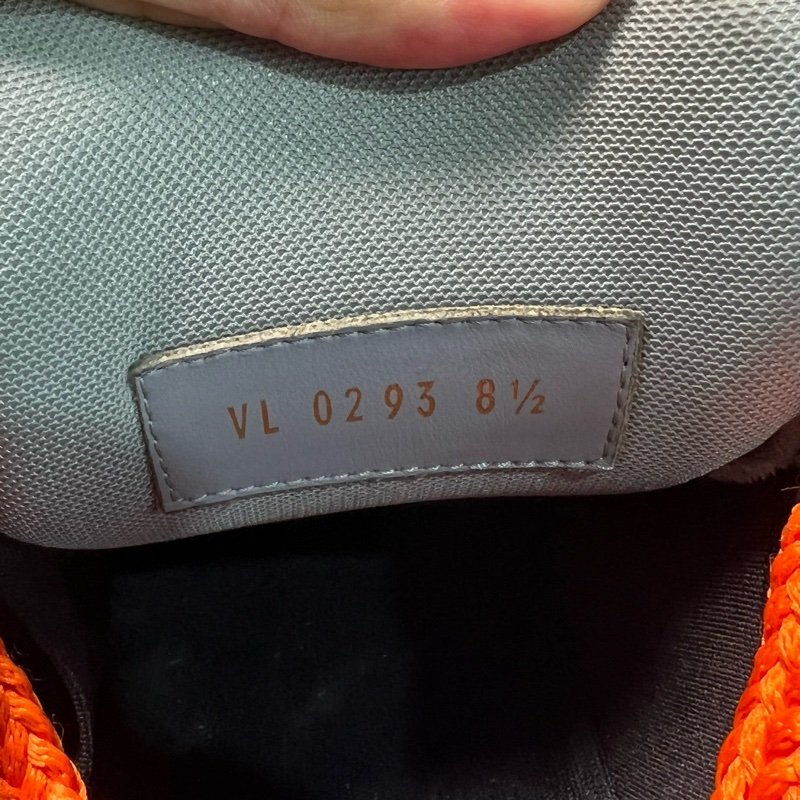 LOUIS VUITTON Trainer Maxi  黑橙 胖丁 灰橙色 42.5碼-7