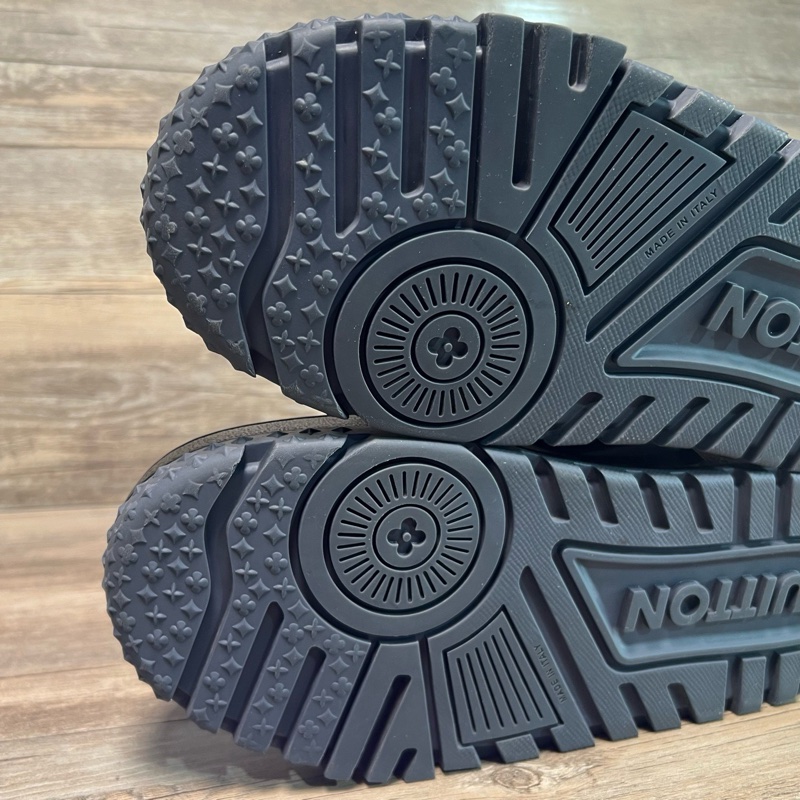 LOUIS VUITTON Trainer Maxi  黑橙 胖丁 灰橙色 42.5碼-8