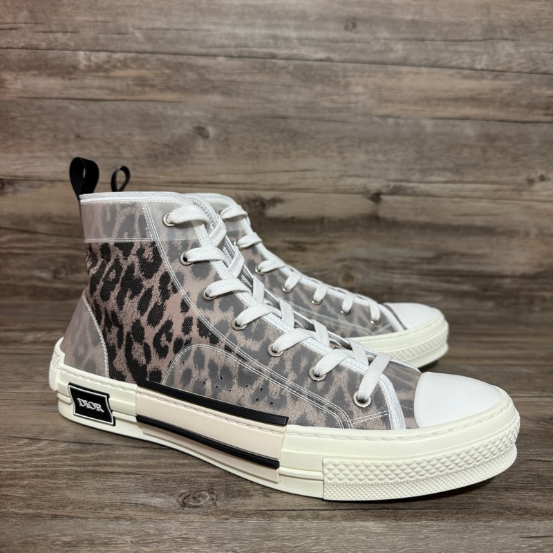 閒置未使用 Dior 迪奧 B23 豹紋 高幫 43碼-1