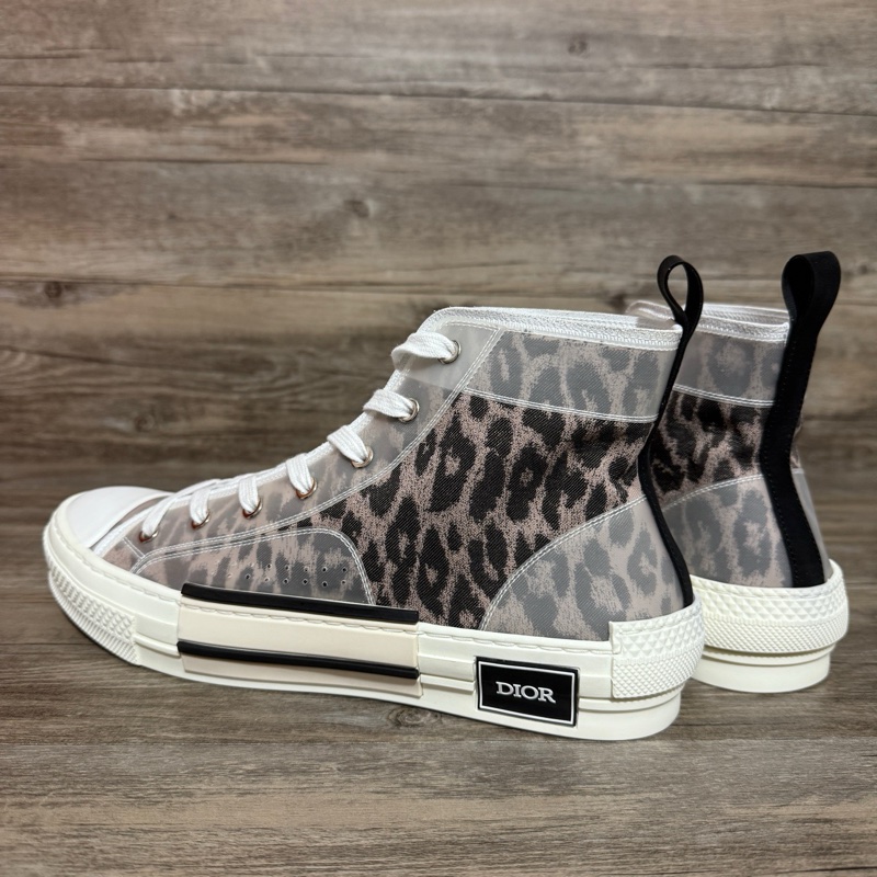 閒置未使用 Dior 迪奧 B23 豹紋 高幫 43碼-2