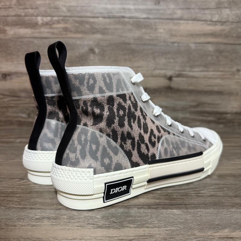 閒置未使用 Dior 迪奧 B23 豹紋 高幫 43碼-3
