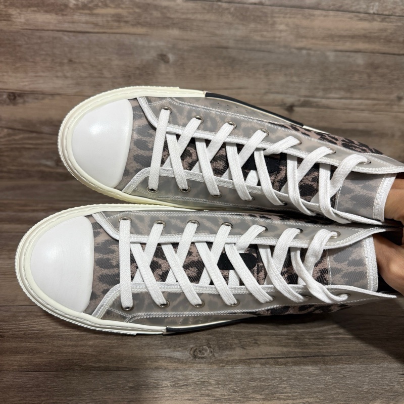 閒置未使用 Dior 迪奧 B23 豹紋 高幫 43碼-4