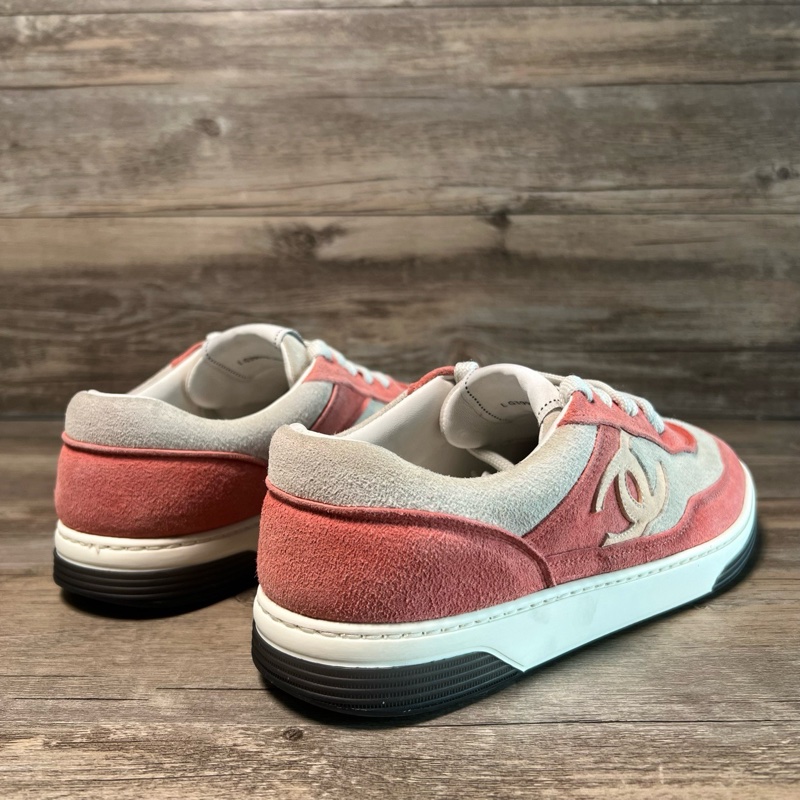 香奈兒 Chanel 23P 灰粉 白粉 粉色 38.5碼-2