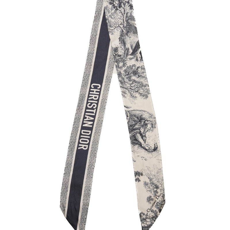DIOR Toile de Jouy Sauvage 法式印花圖騰 Mitzah 絲巾-0