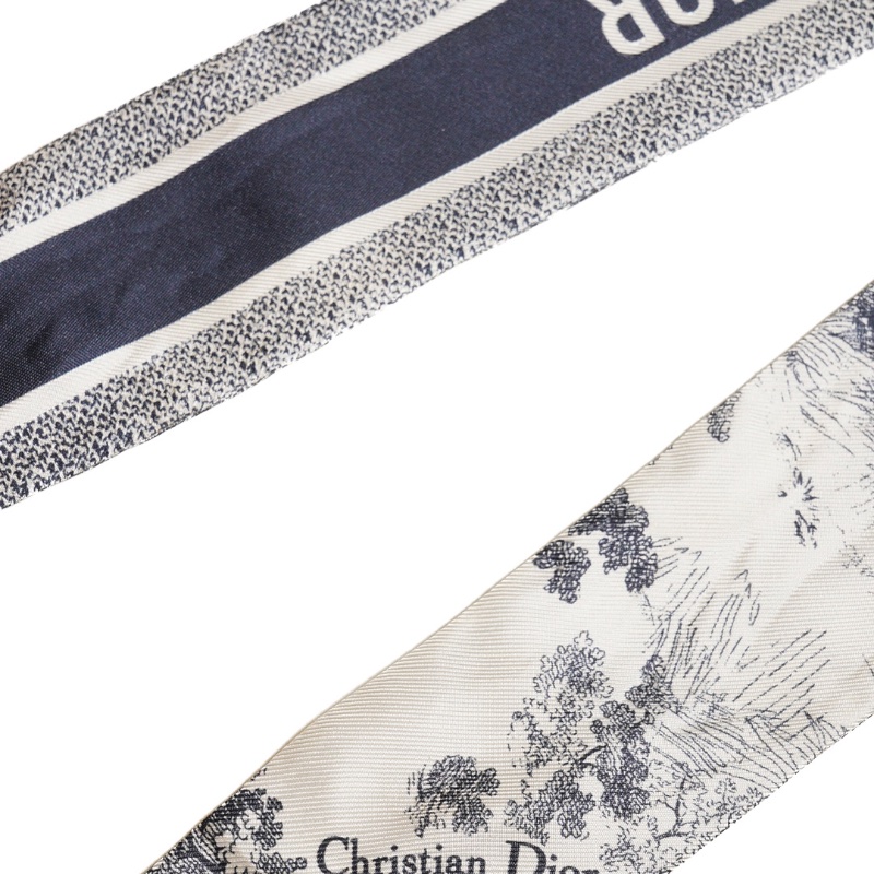 DIOR Toile de Jouy Sauvage 法式印花圖騰 Mitzah 絲巾-4