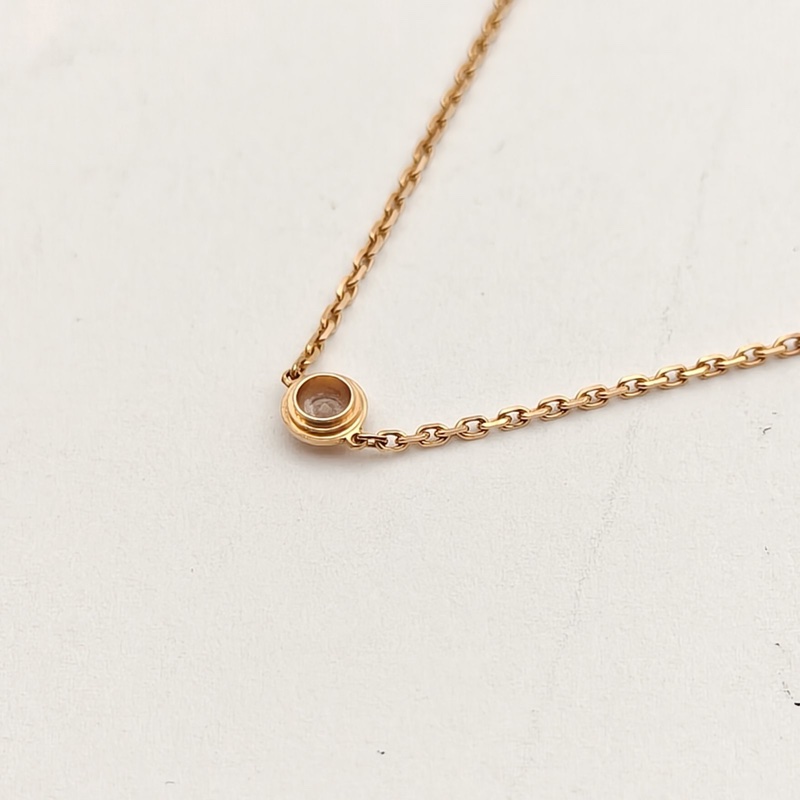 CARTIER CARTIERD'AMOUR單鑽手鏈小號18K玫瑰金/鑽石-2